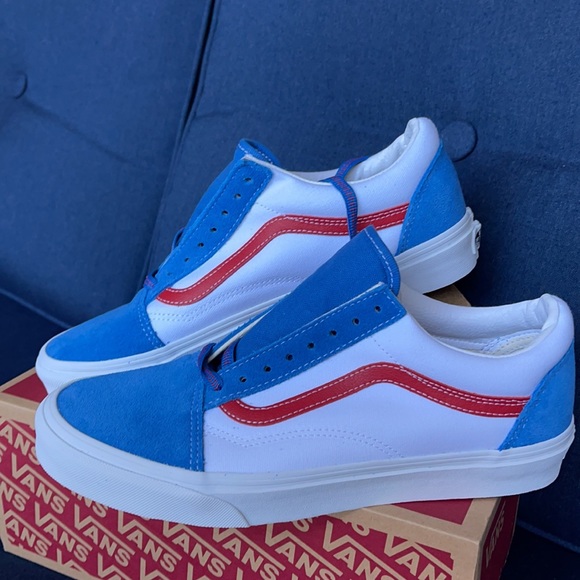 Vans Men’s Old Skool Sport Pop Vallartabl/Red Sneakers - Picture 9 of 16